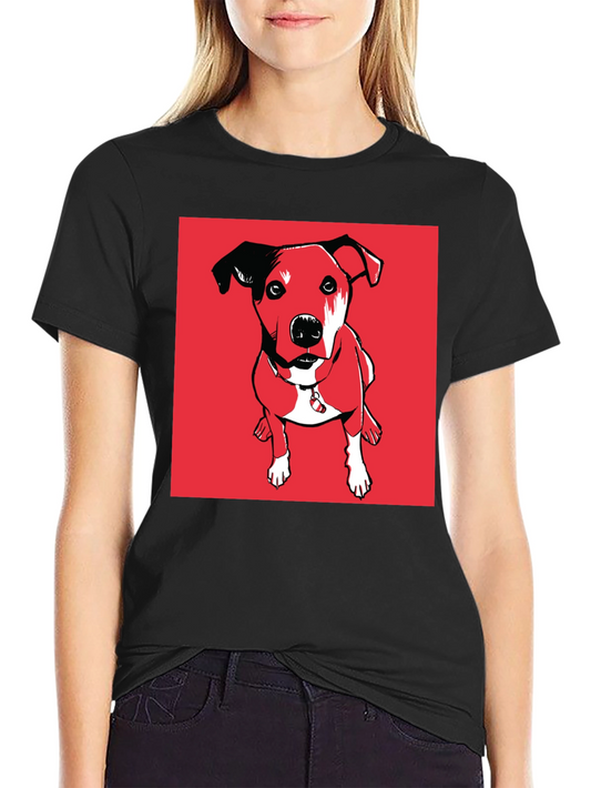 Dog Portrait Graphic Tee - Unique Pet Lovers T-Shirt