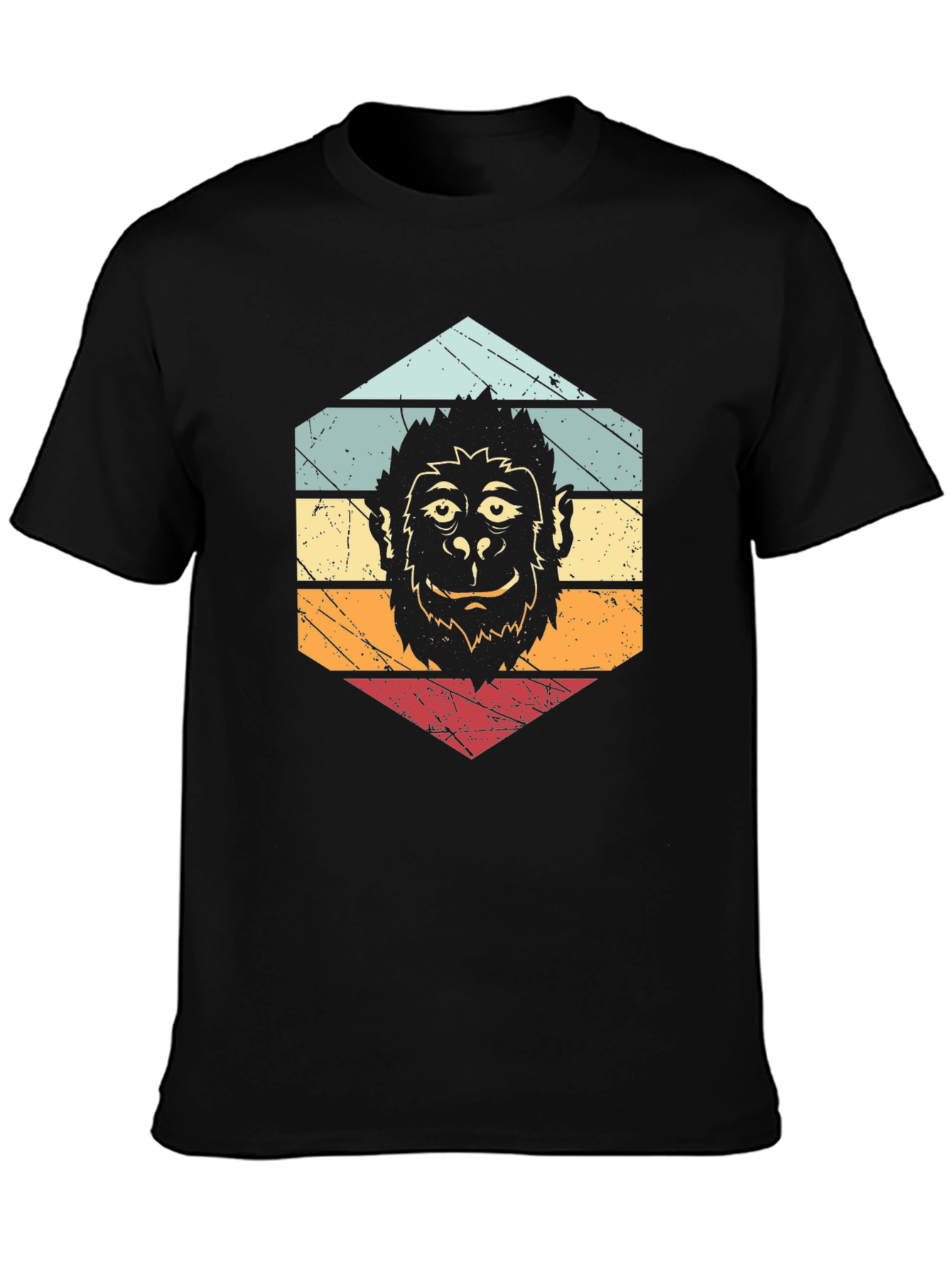 Retro Monkey Graphic Tee - Unisex