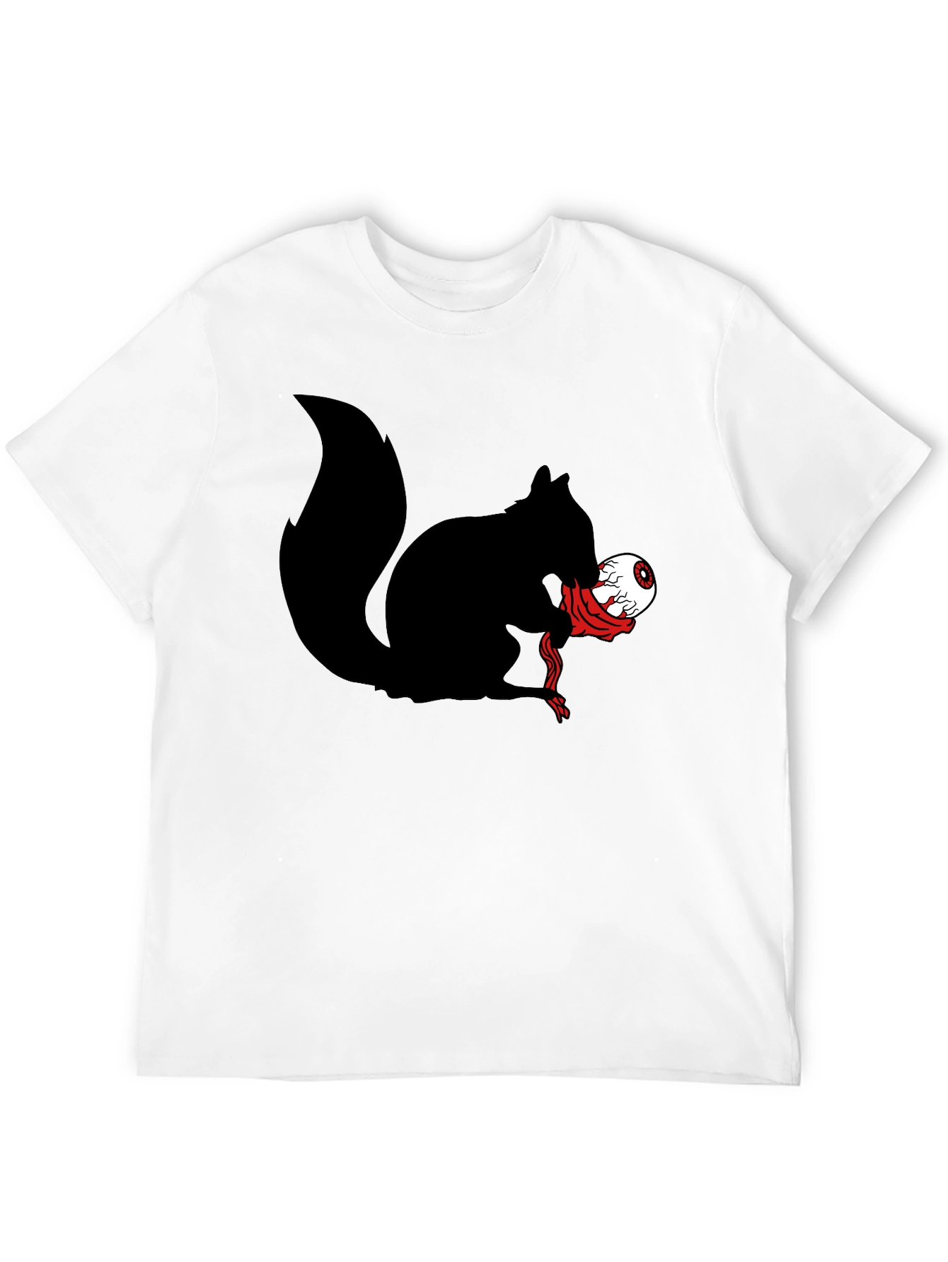 Squirrel Eating Eyeball Graphic Tee