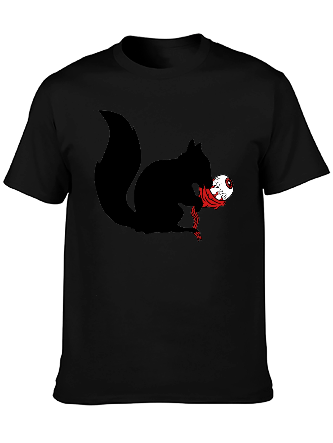 Squirrel Eating Eyeball Graphic Tee