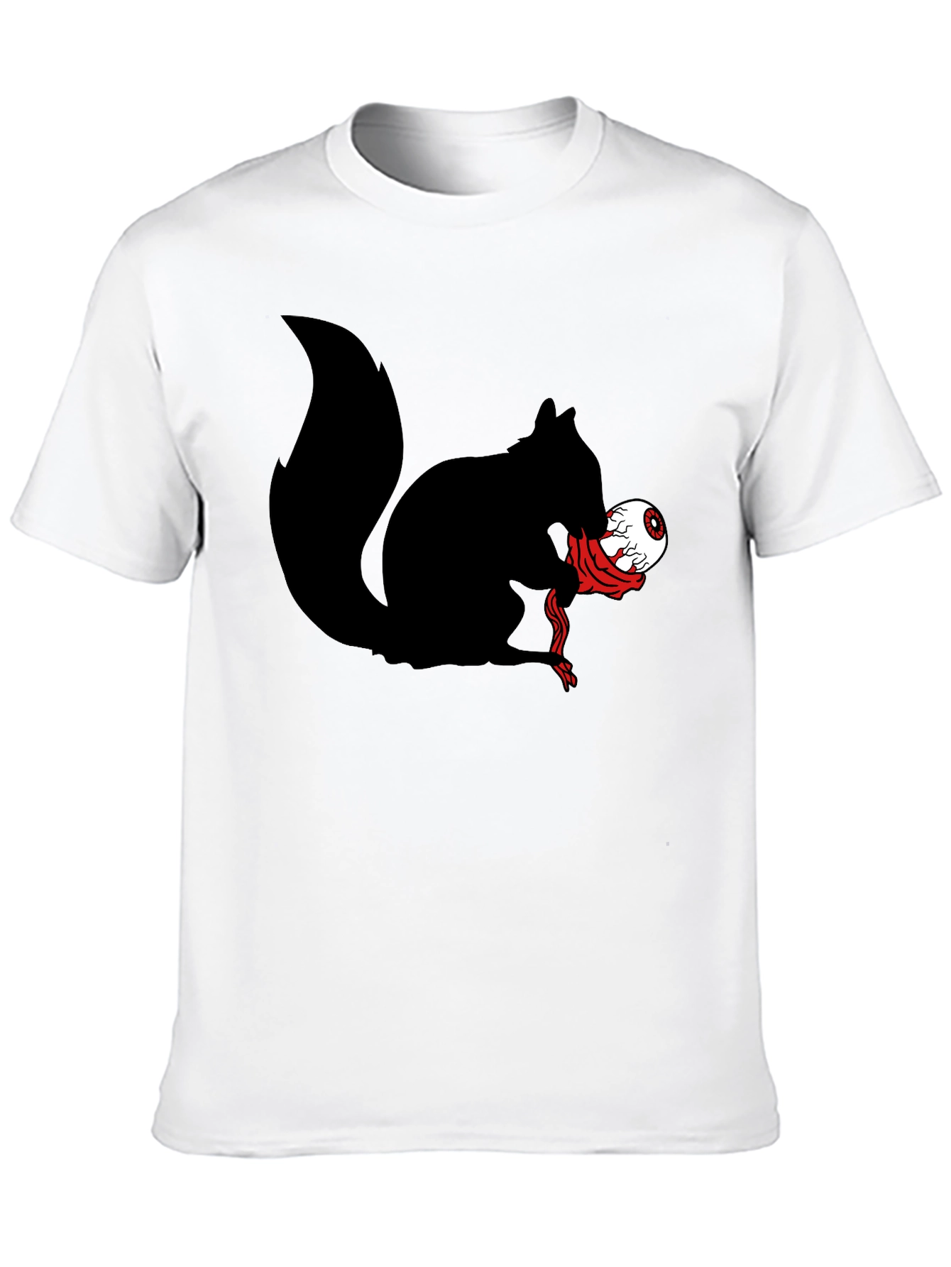 Squirrel Eating Eyeball Graphic Tee