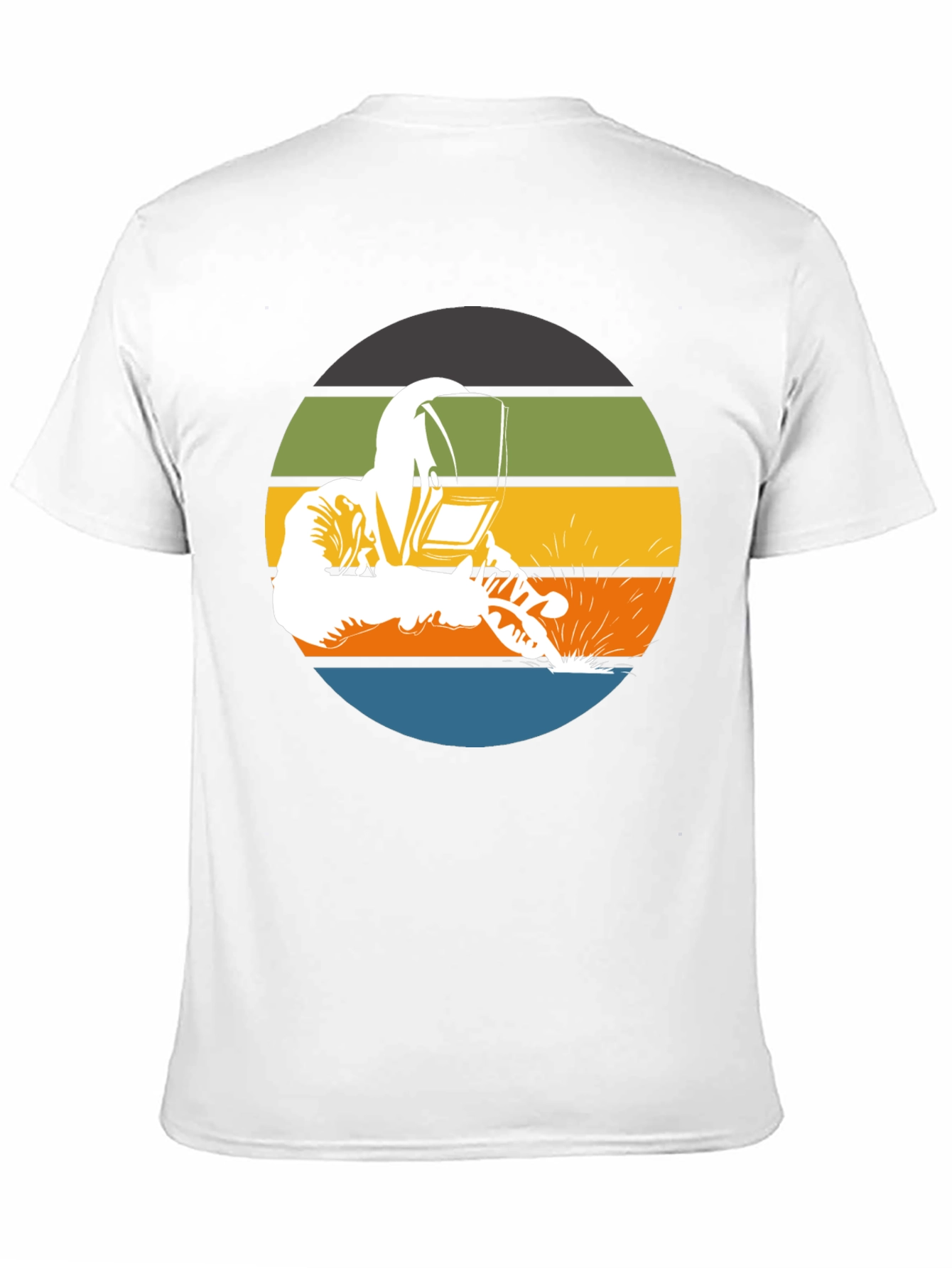 Welder Graphic Tee - Retro Style Welding T-Shirt