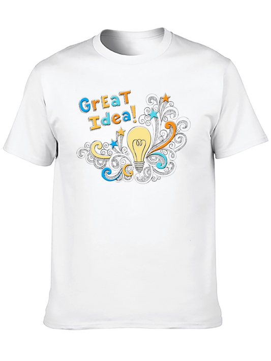Great Idea! Black Graphic Tee