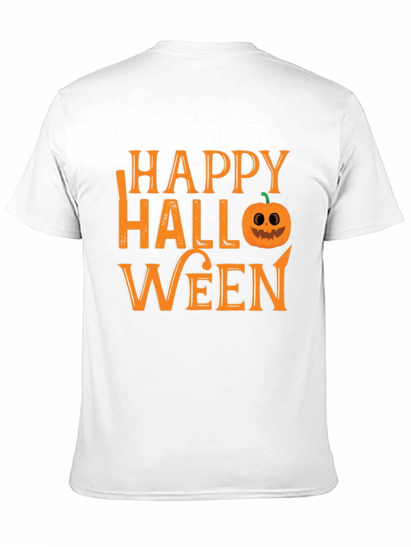 Happy Halloween Graphic Tee - Pumpkin Design