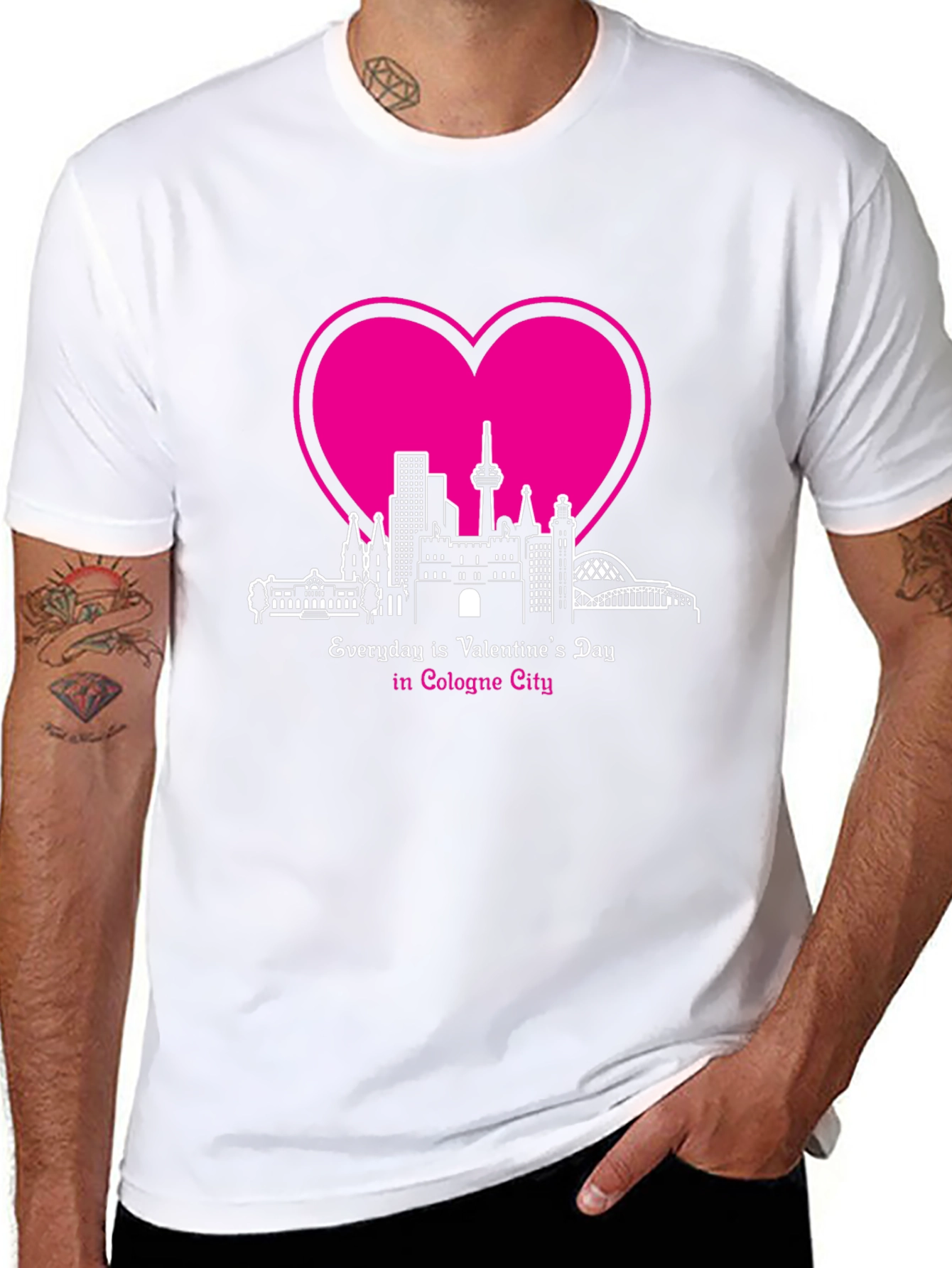 Cologne City Valentines Day T-Shirt