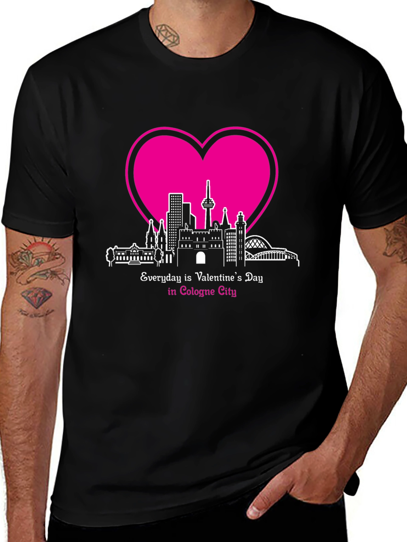 Cologne City Valentines Day T-Shirt