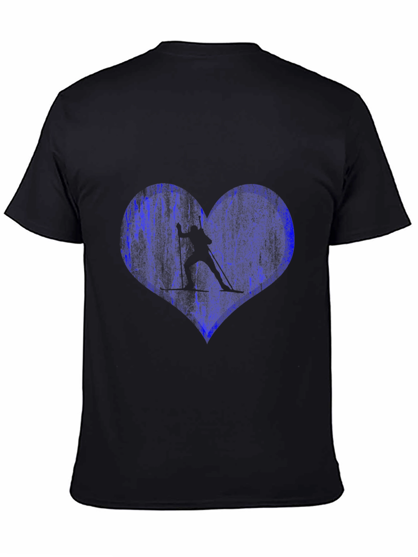 Skiing Heart T-Shirt - Love Winter Sports