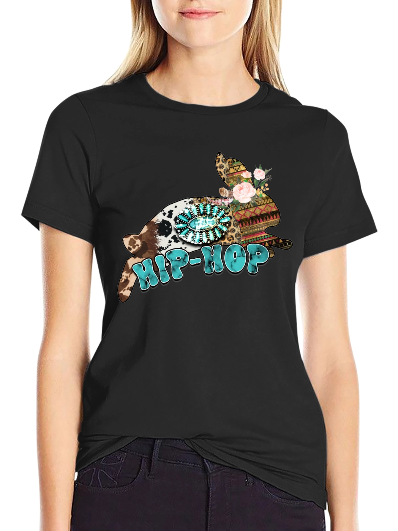 Hip-Hop Easter Bunny Graphic Tee