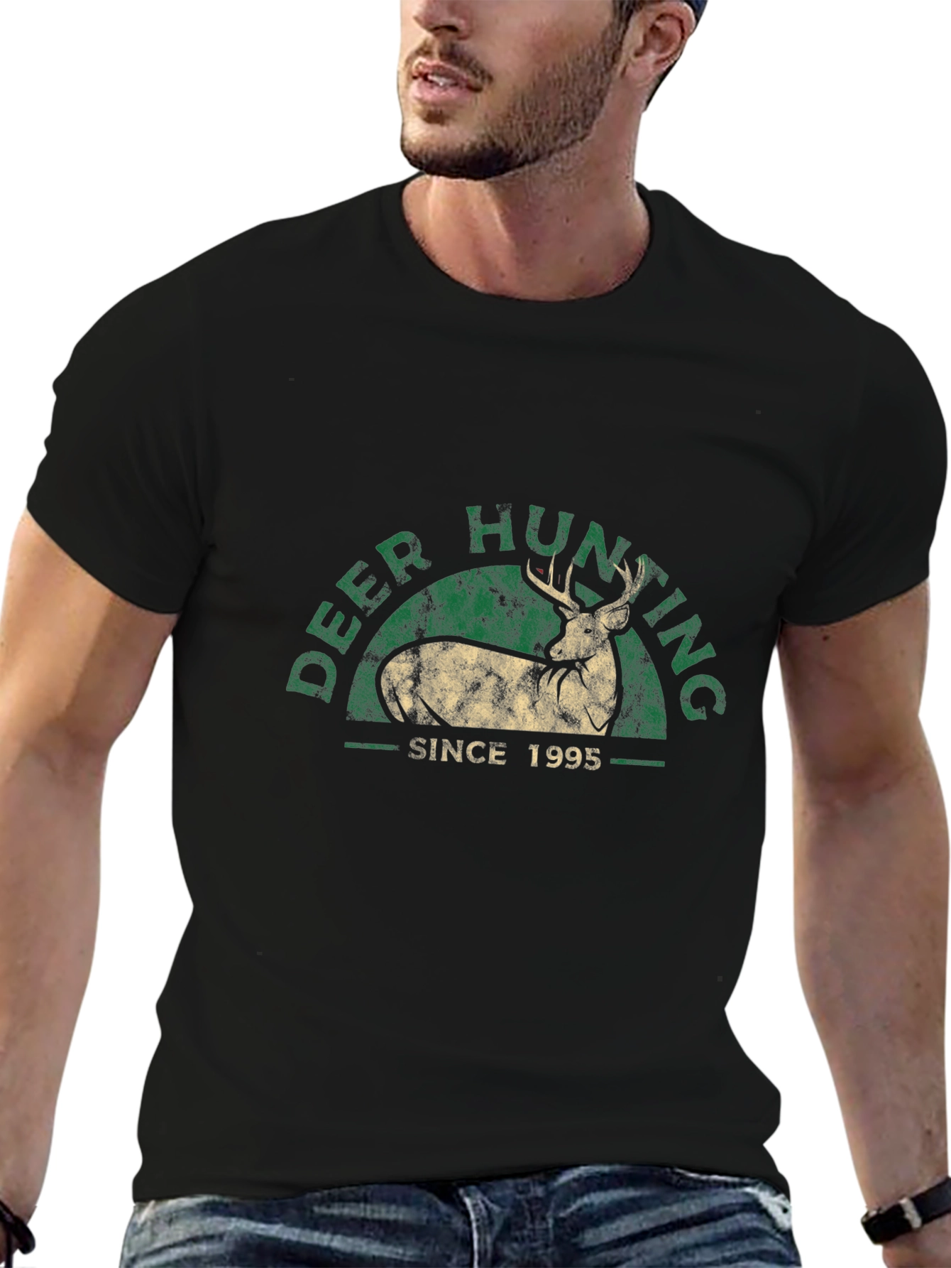 Deer Hunting Since 1995 Black T-Shirt