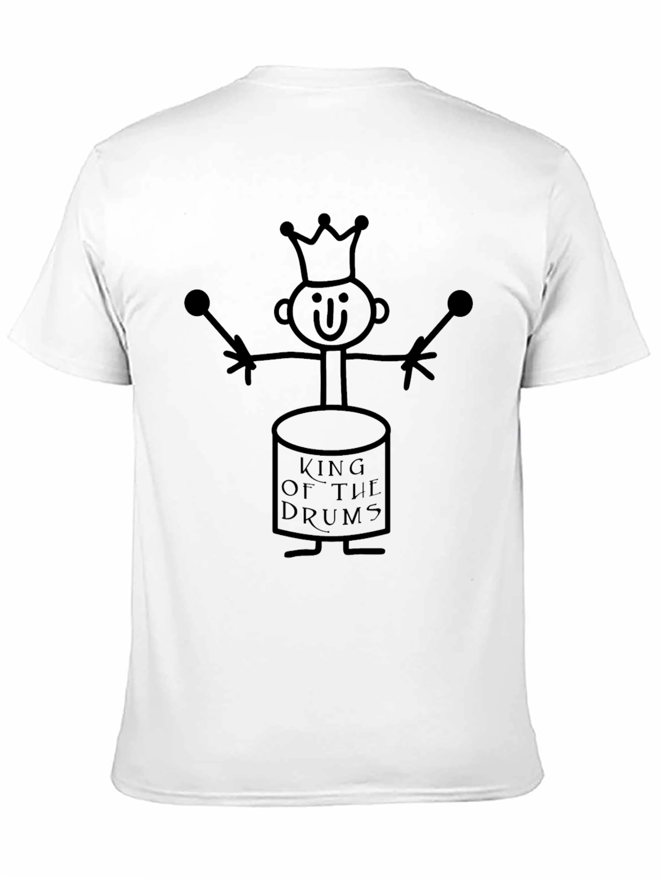 King of the Drums Graphic Tee - Black