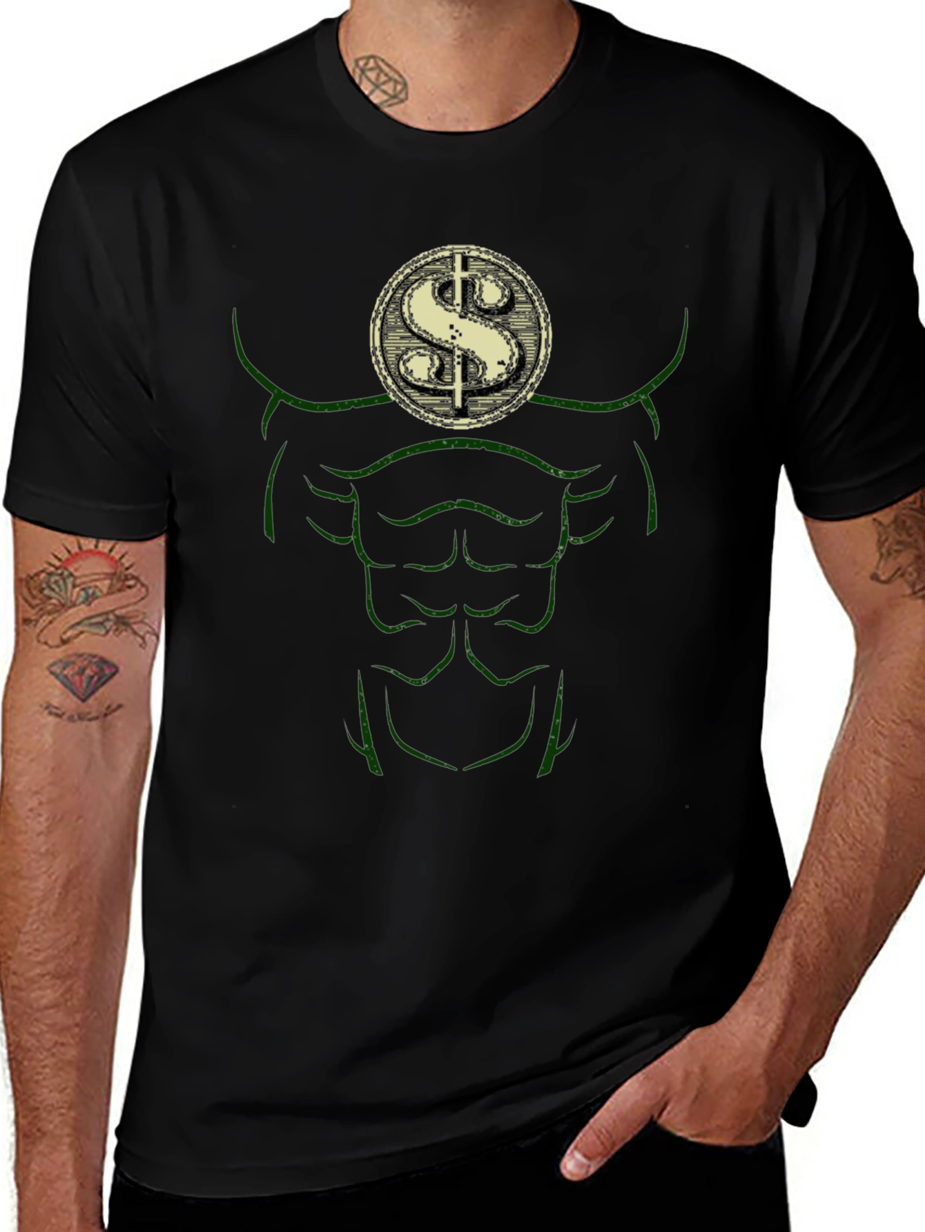 Money Muscle T-Shirt - Gym Humor Tee