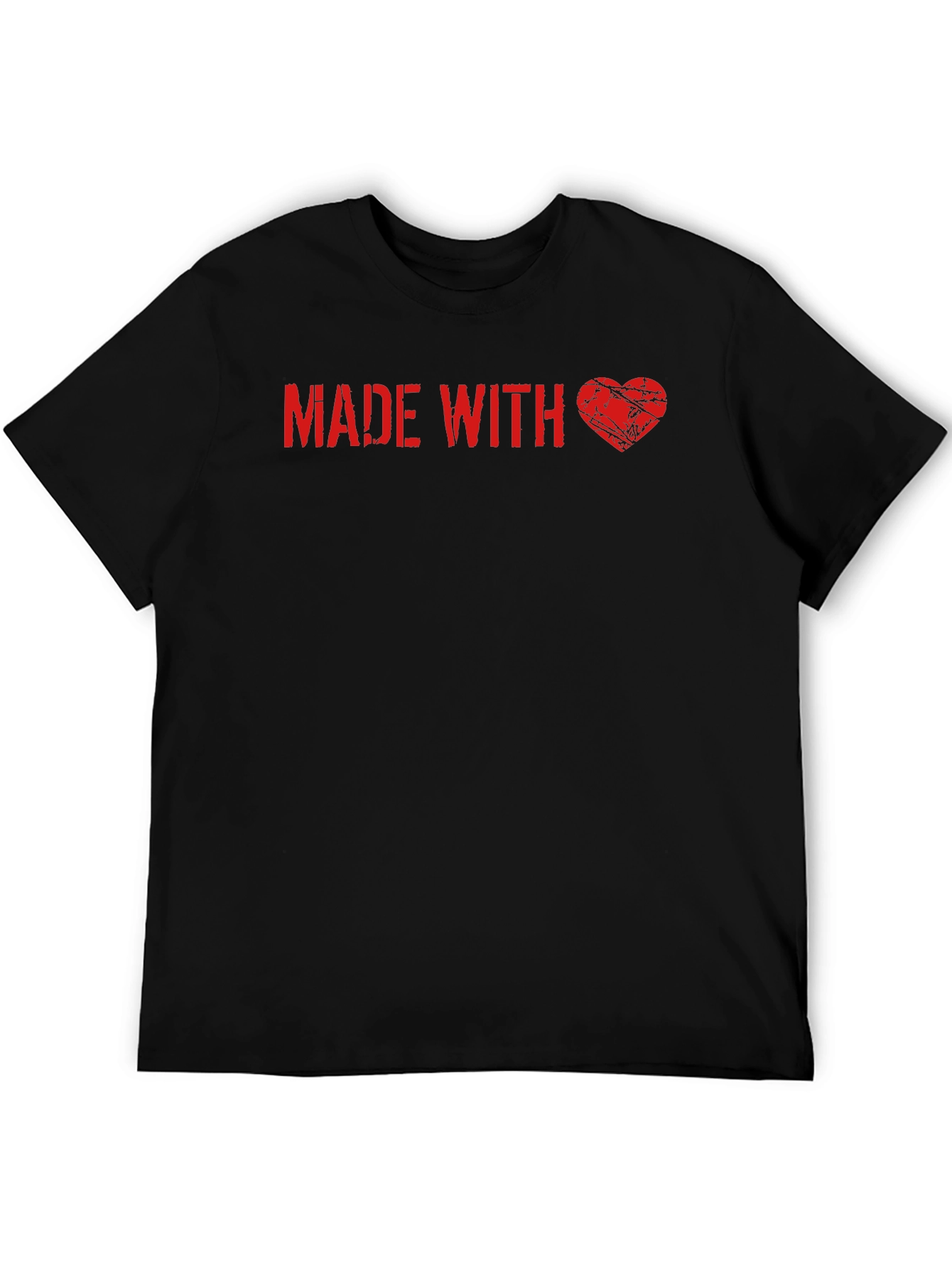 Made With Love Graphic Tee - Trendy Casual Wear