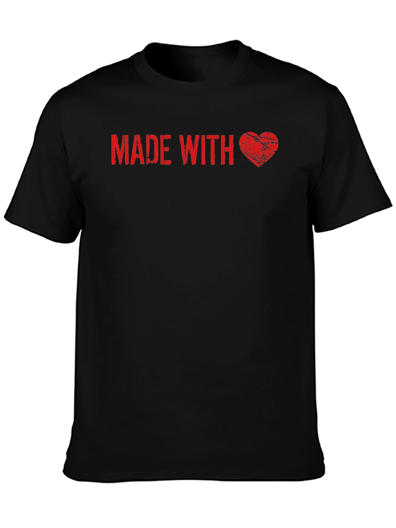 Made With Love Graphic Tee - Trendy Casual Wear