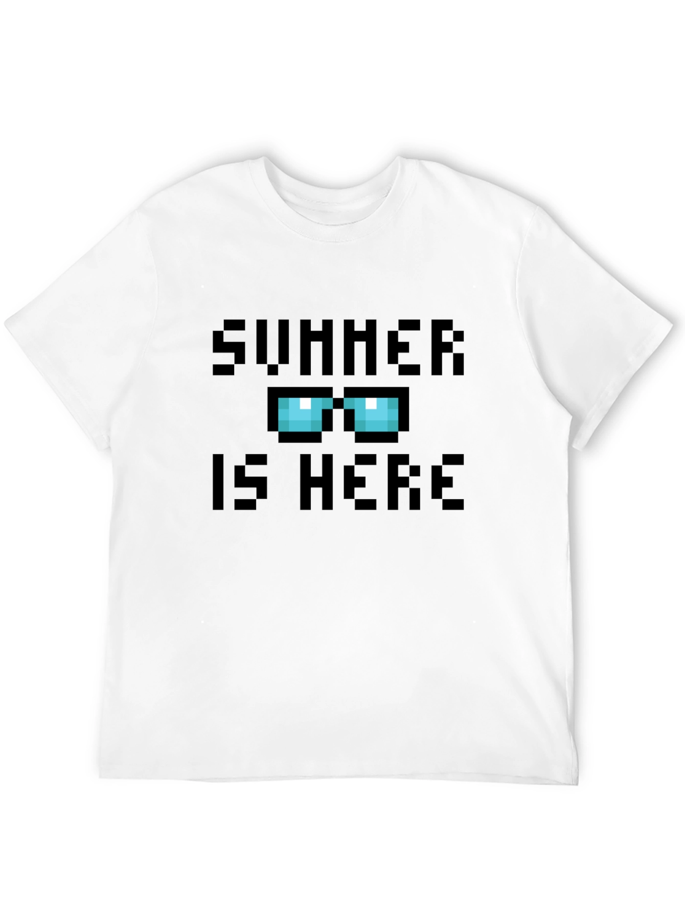 Summer is Here Graphic Tee - Pixelated Design