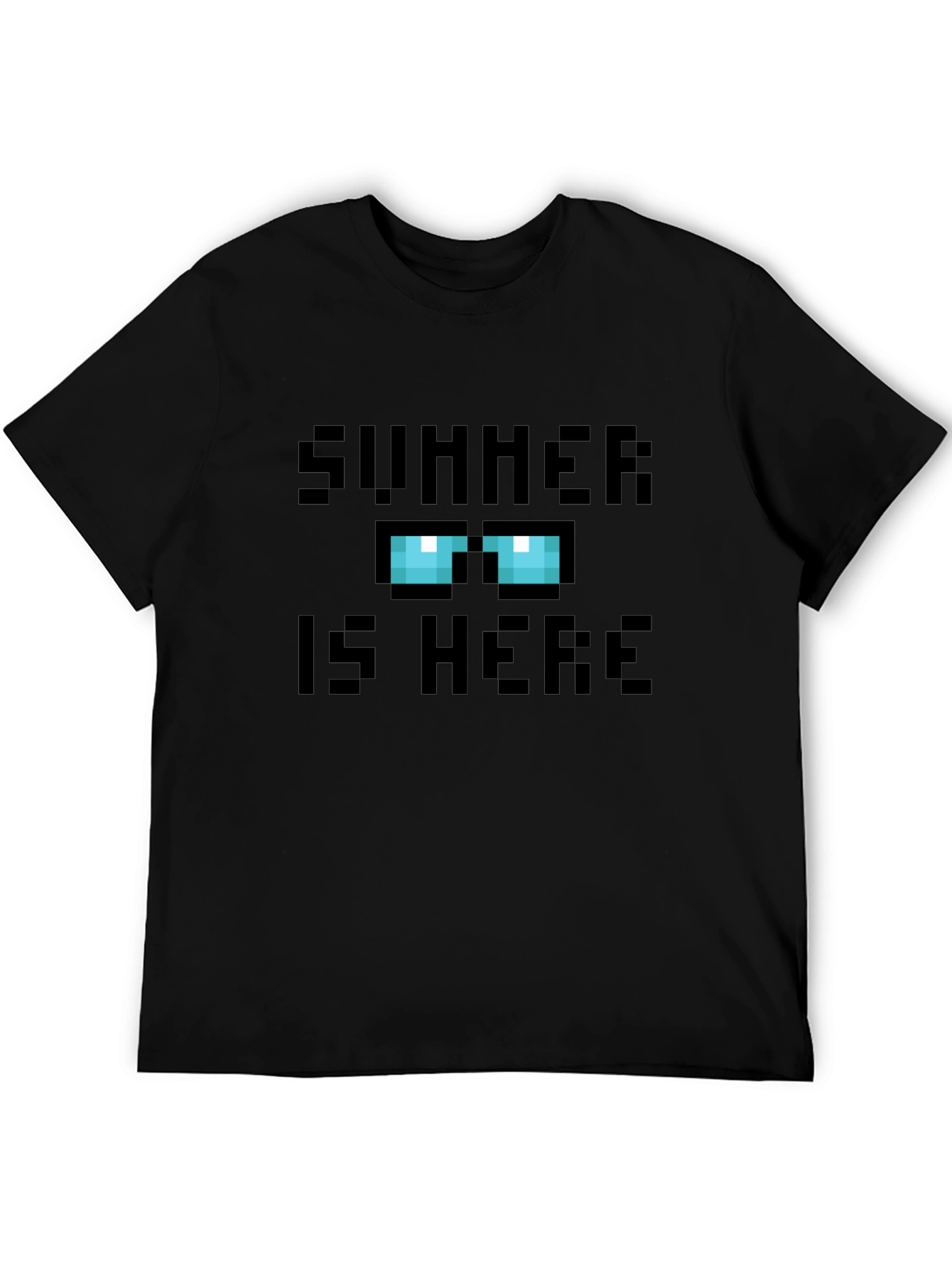 Summer is Here Graphic Tee - Pixelated Design