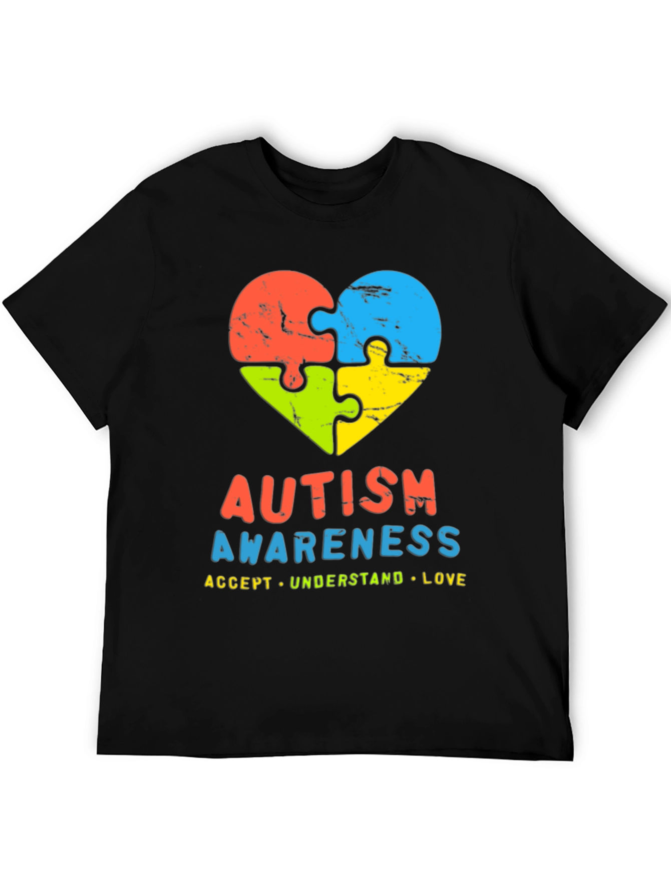Autism Awareness Puzzle Heart T-Shirt