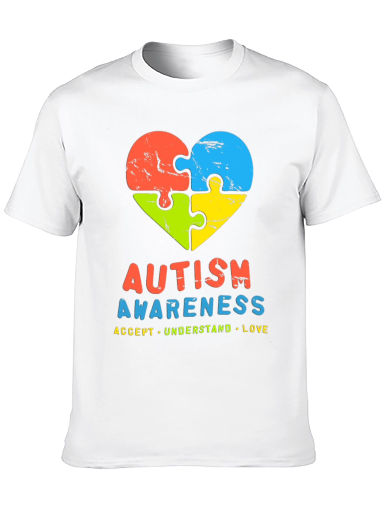 Autism Awareness Puzzle Heart T-Shirt