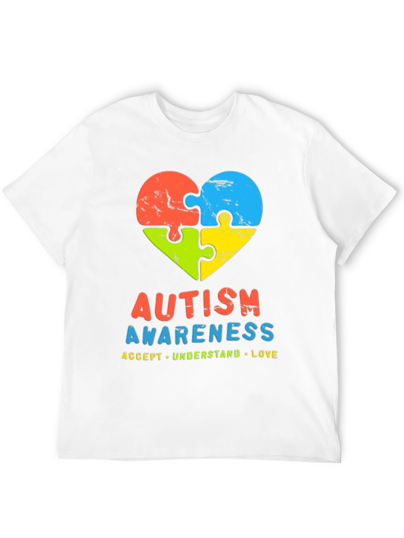 Autism Awareness Puzzle Heart T-Shirt