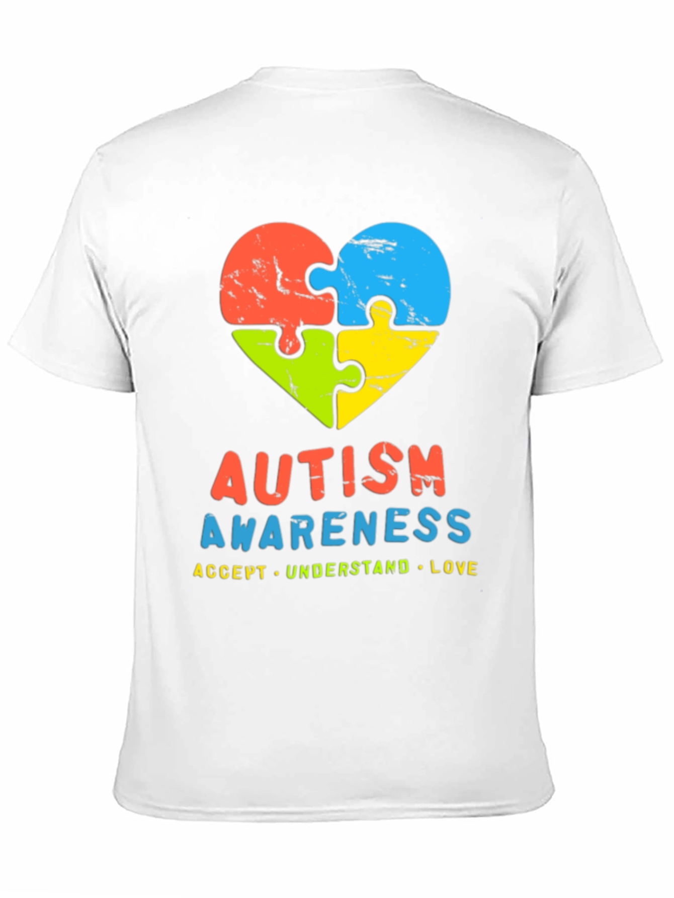 Autism Awareness Puzzle Heart T-Shirt