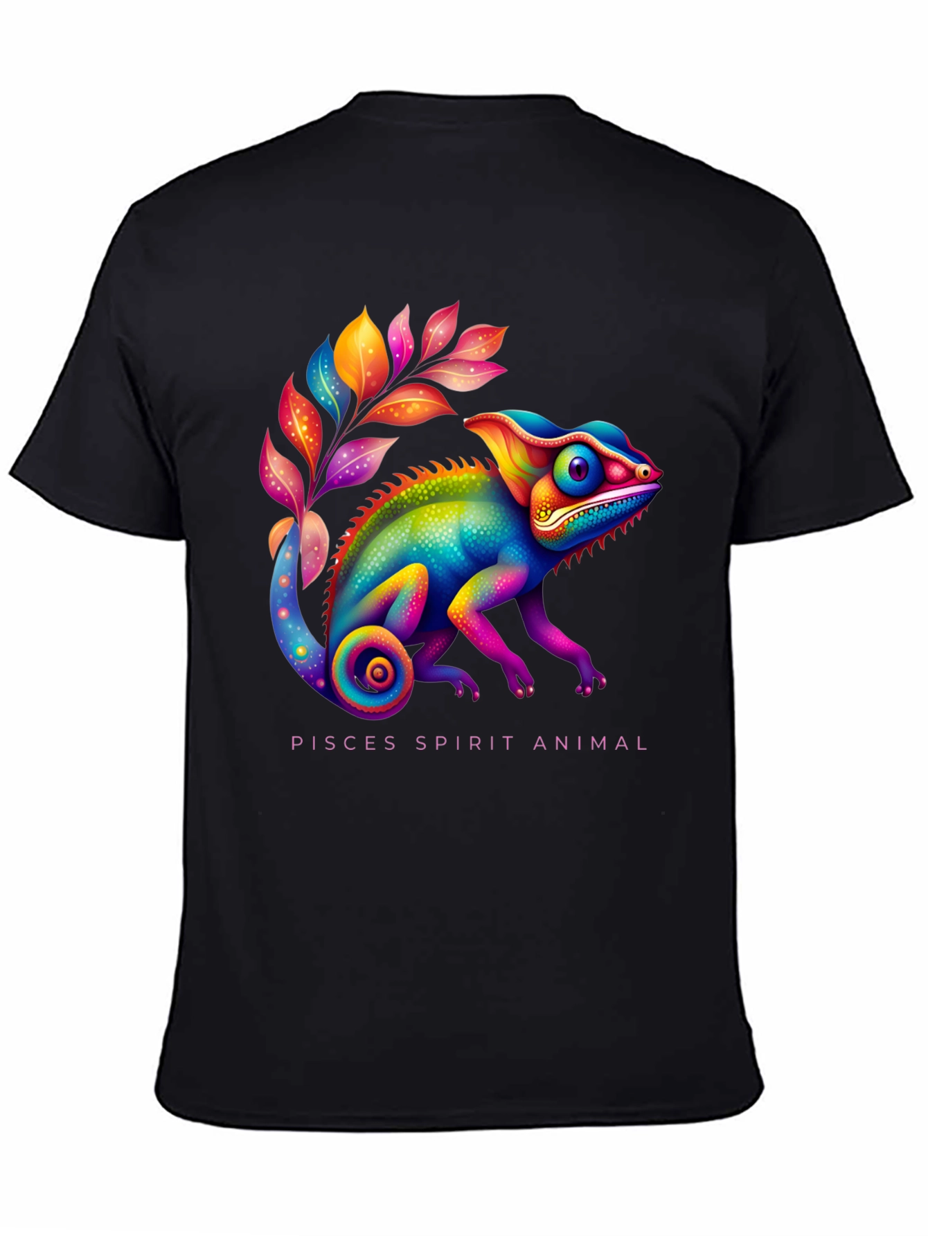 Pisces Chameleon Spirit Animal T-Shirt