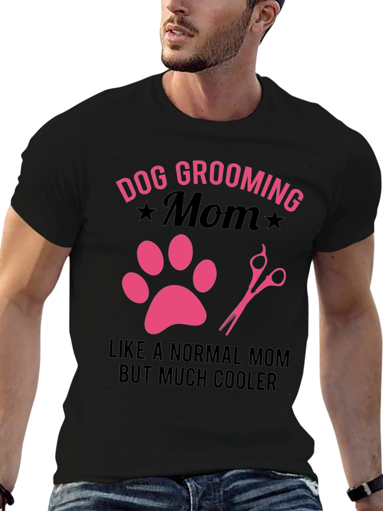 Dog Grooming Mom T-Shirt - Cool Pet Lover Tee