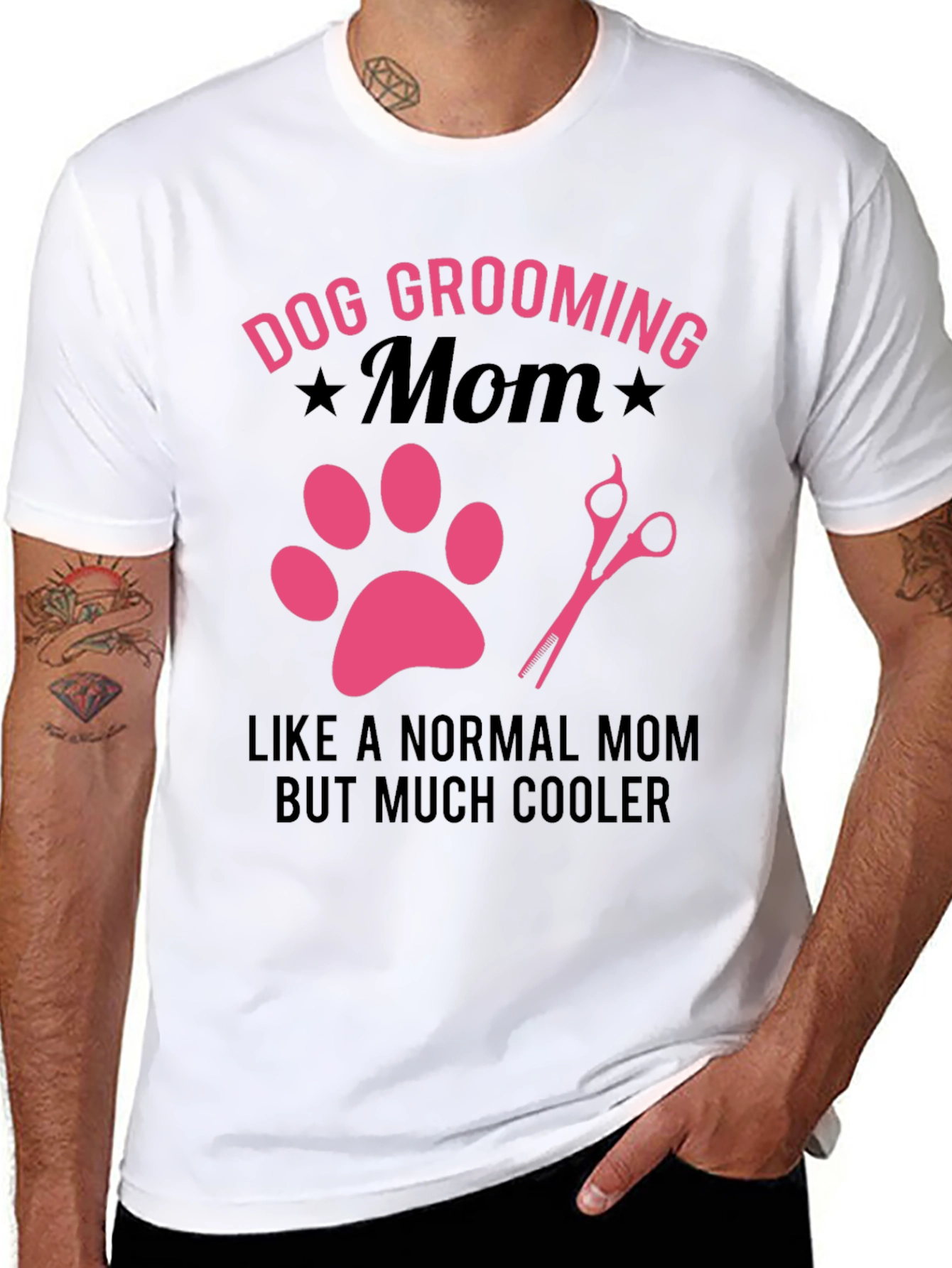 Dog Grooming Mom T-Shirt - Cool Pet Lover Tee