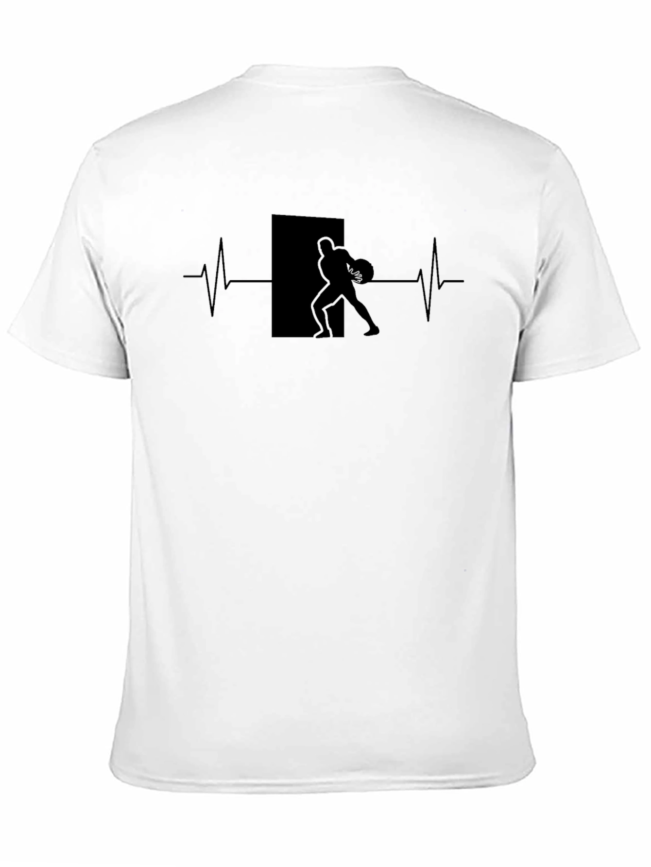 Football Heartbeat Graphic Tee