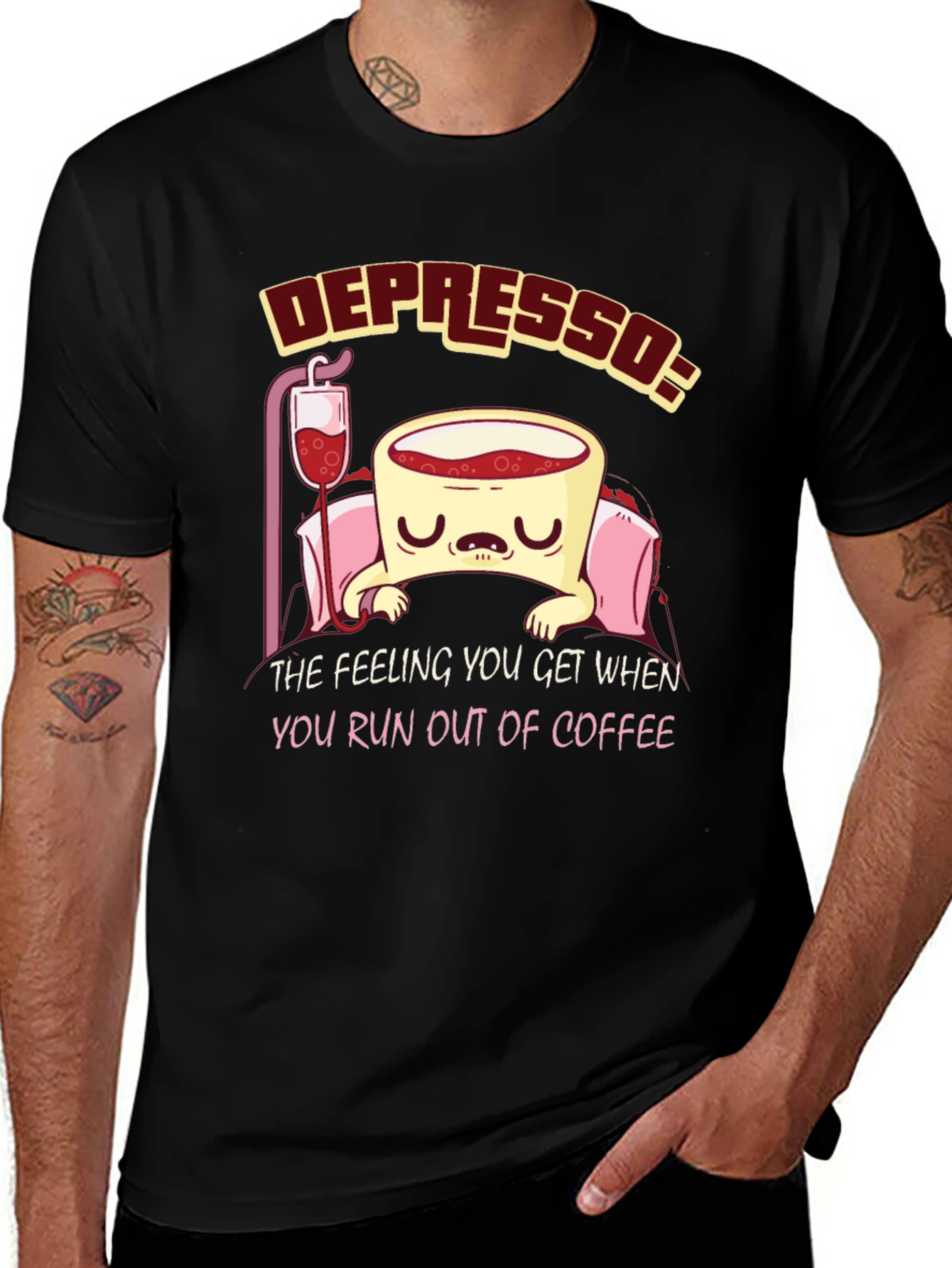 Depresso Coffee Lover T-Shirt