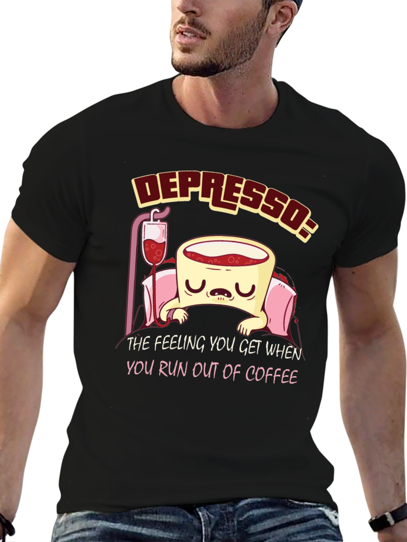 Depresso Coffee Lover T-Shirt