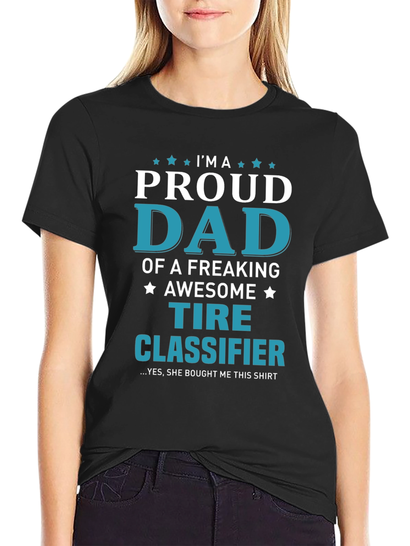 Proud Dad Tire Classifier Graphic T-Shirt