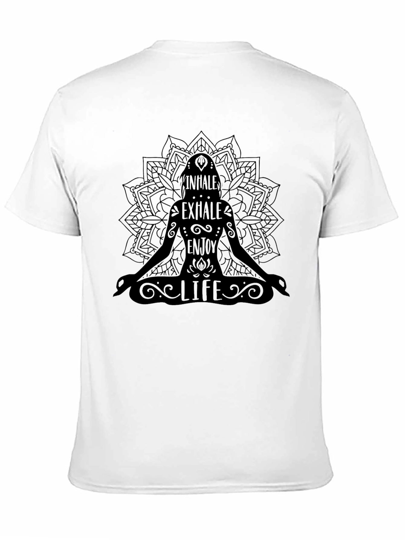 Inhale Exhale Enjoy Life Yoga Graphic Tee