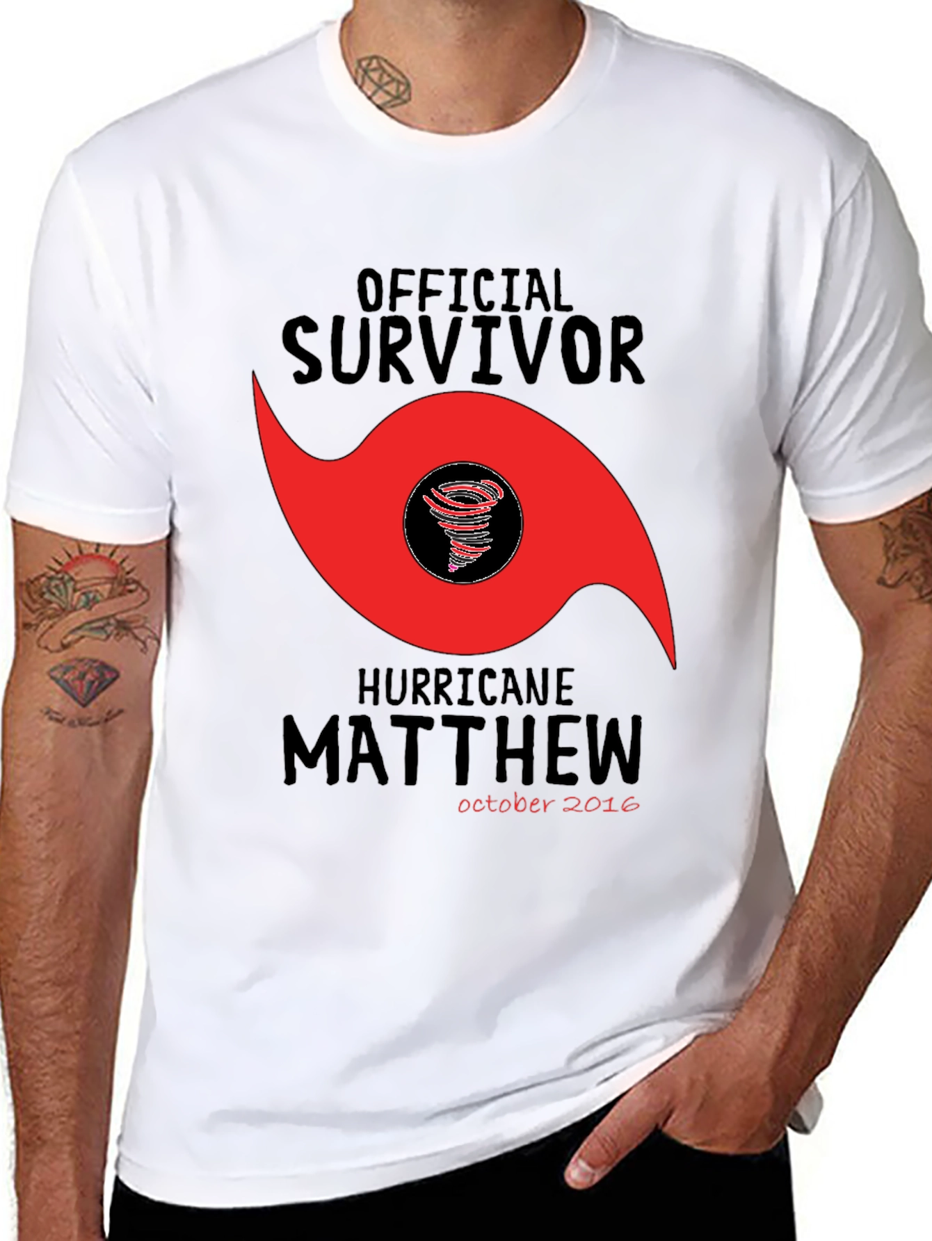 Official Hurricane Matthew Survivor T-Shirt