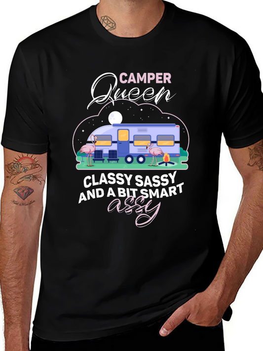 Camper Queen T-Shirt - Classy Sassy and Smart Assy