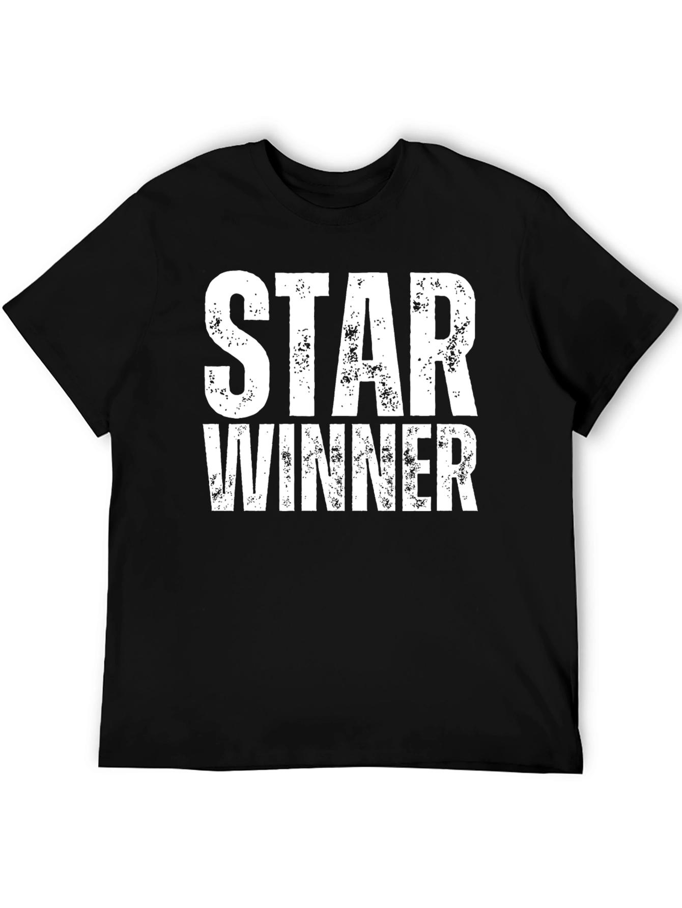 Star Winner Black Graphic Tee
