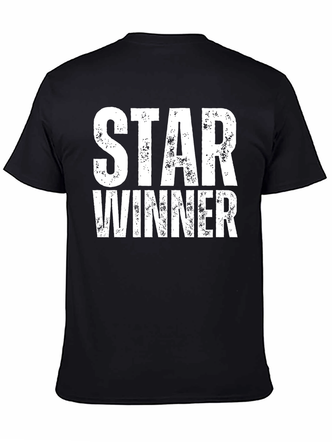 Star Winner Black Graphic Tee