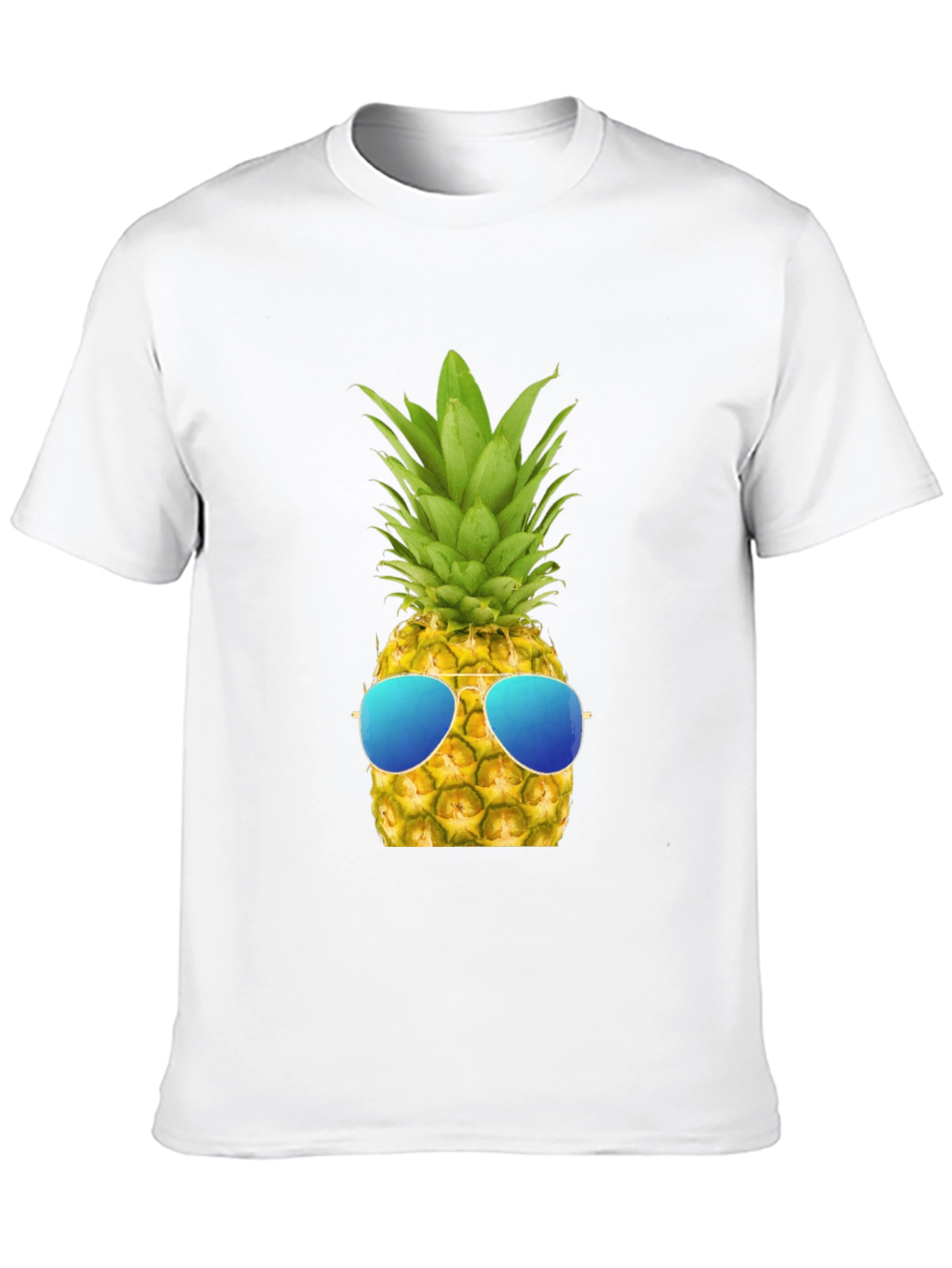 Cool Pineapple Graphic Tee - Black T-Shirt
