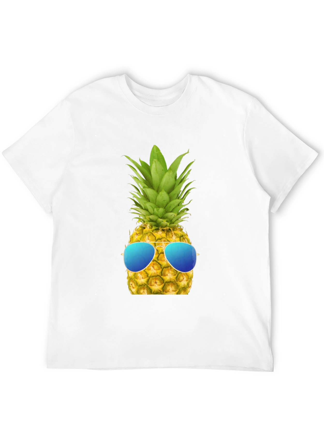 Cool Pineapple Graphic Tee - Black T-Shirt