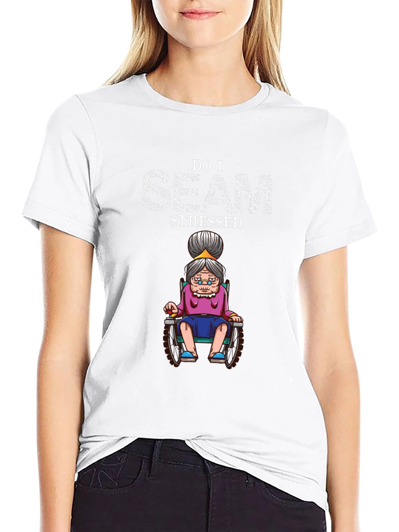 Do I Seam Stressed T-Shirt