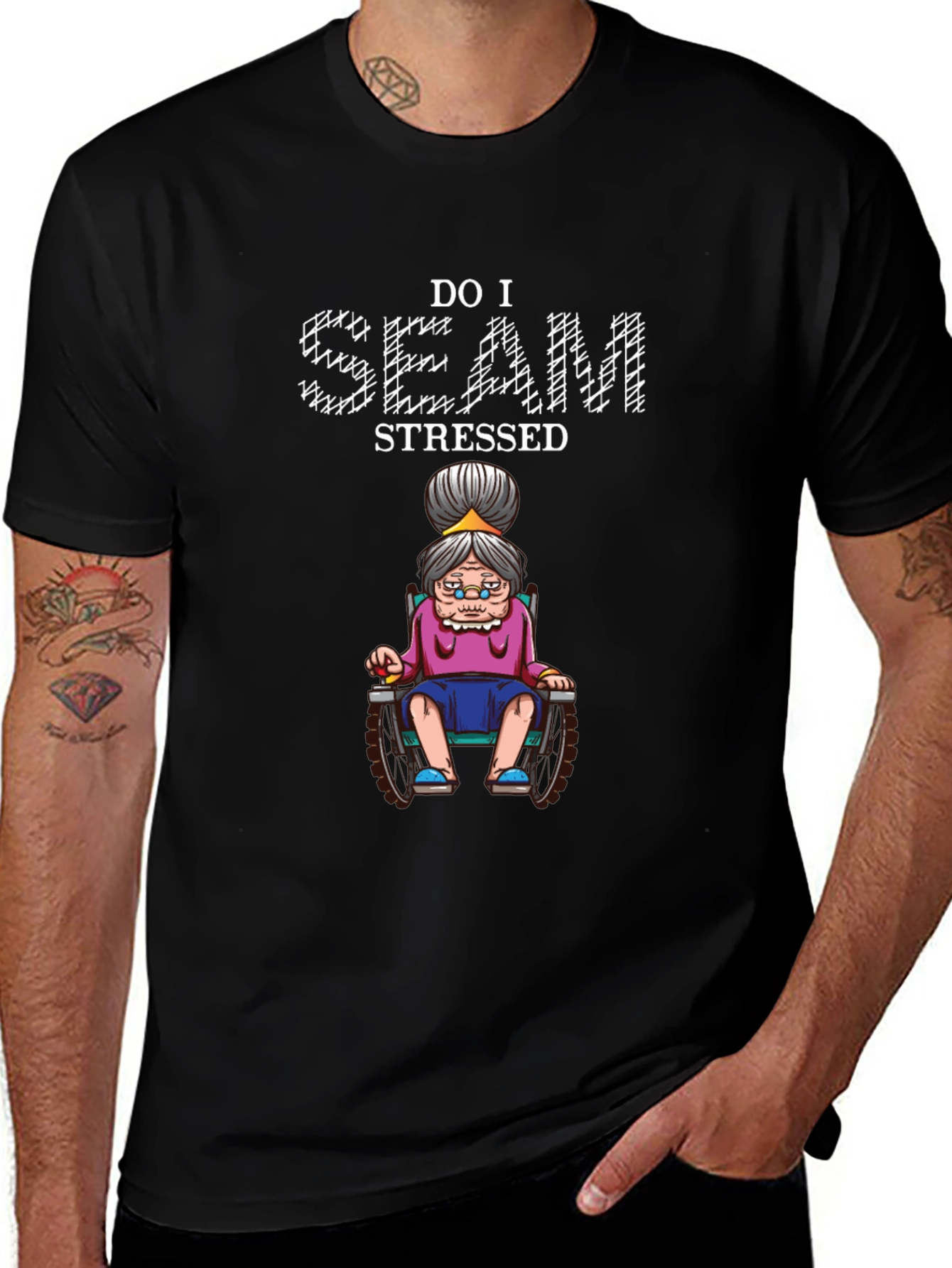 Do I Seam Stressed T-Shirt