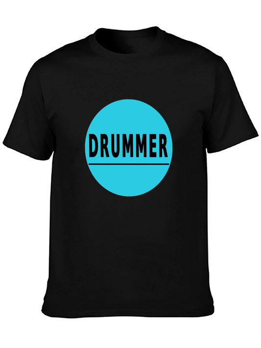 Drummer Graphic Tee - Music Lovers Shirt