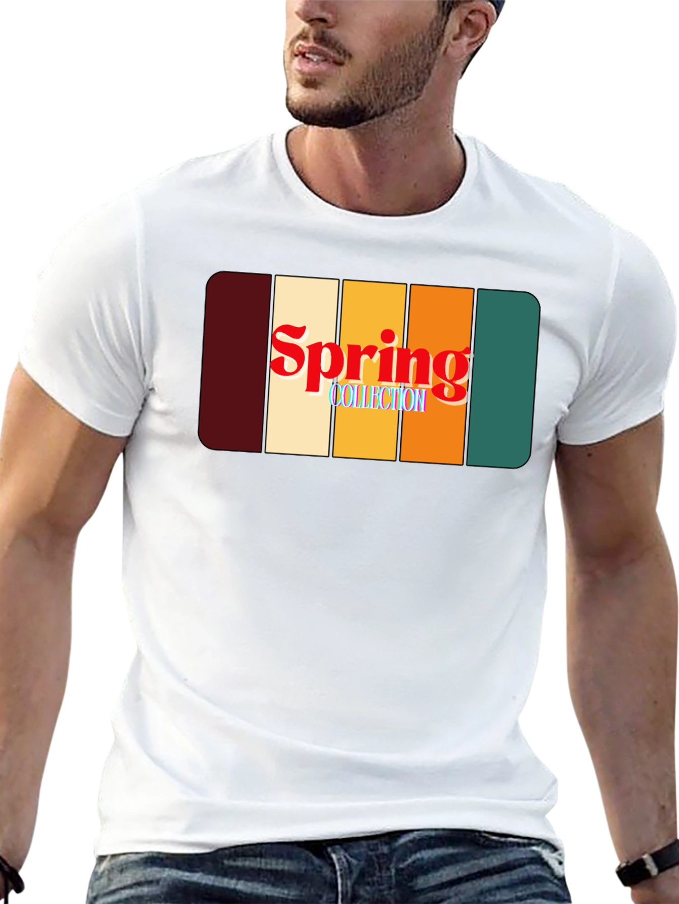 Retro Spring Collection Graphic T-Shirt