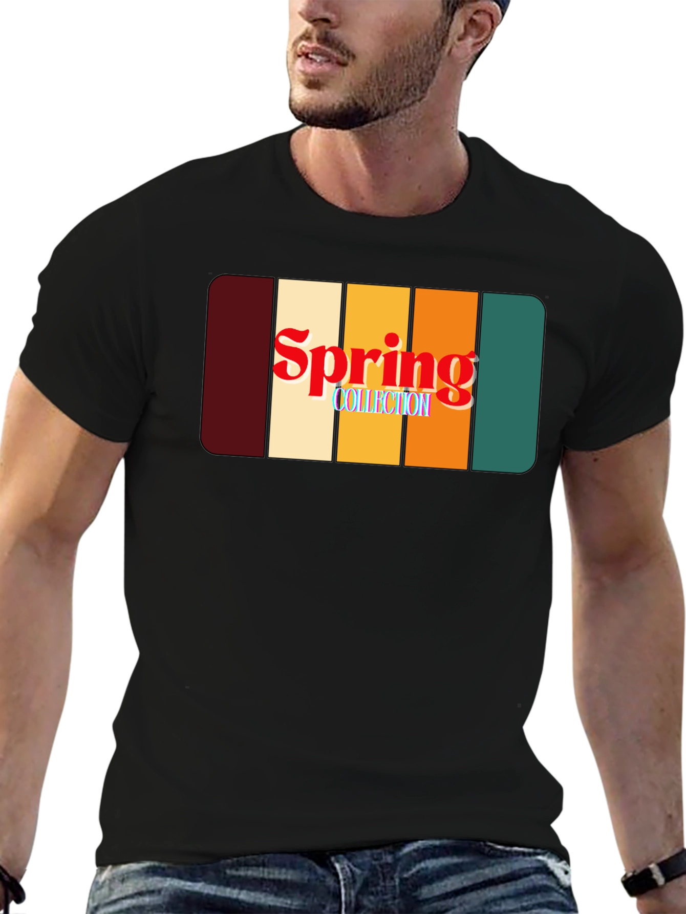 Retro Spring Collection Graphic T-Shirt