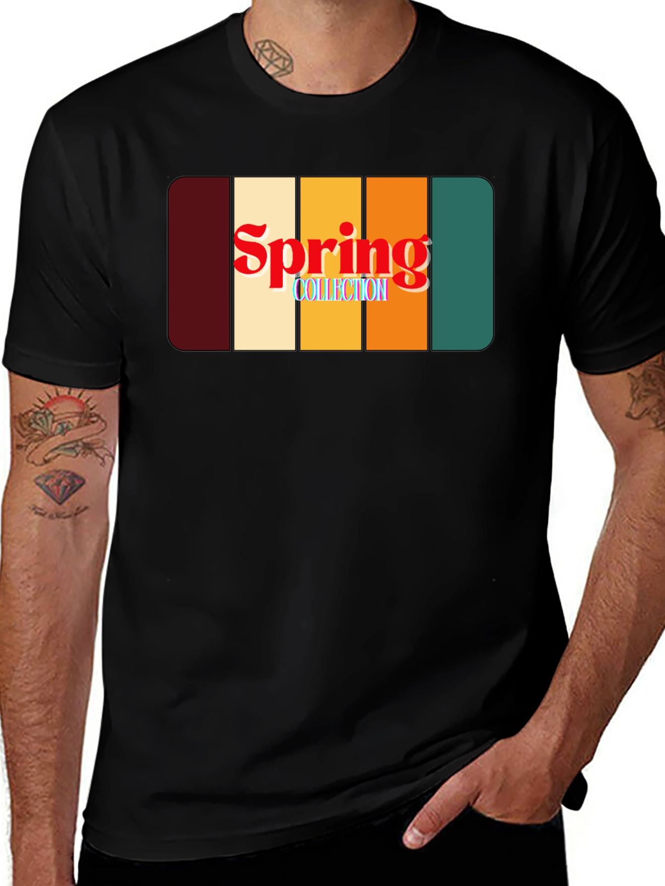 Retro Spring Collection Graphic T-Shirt