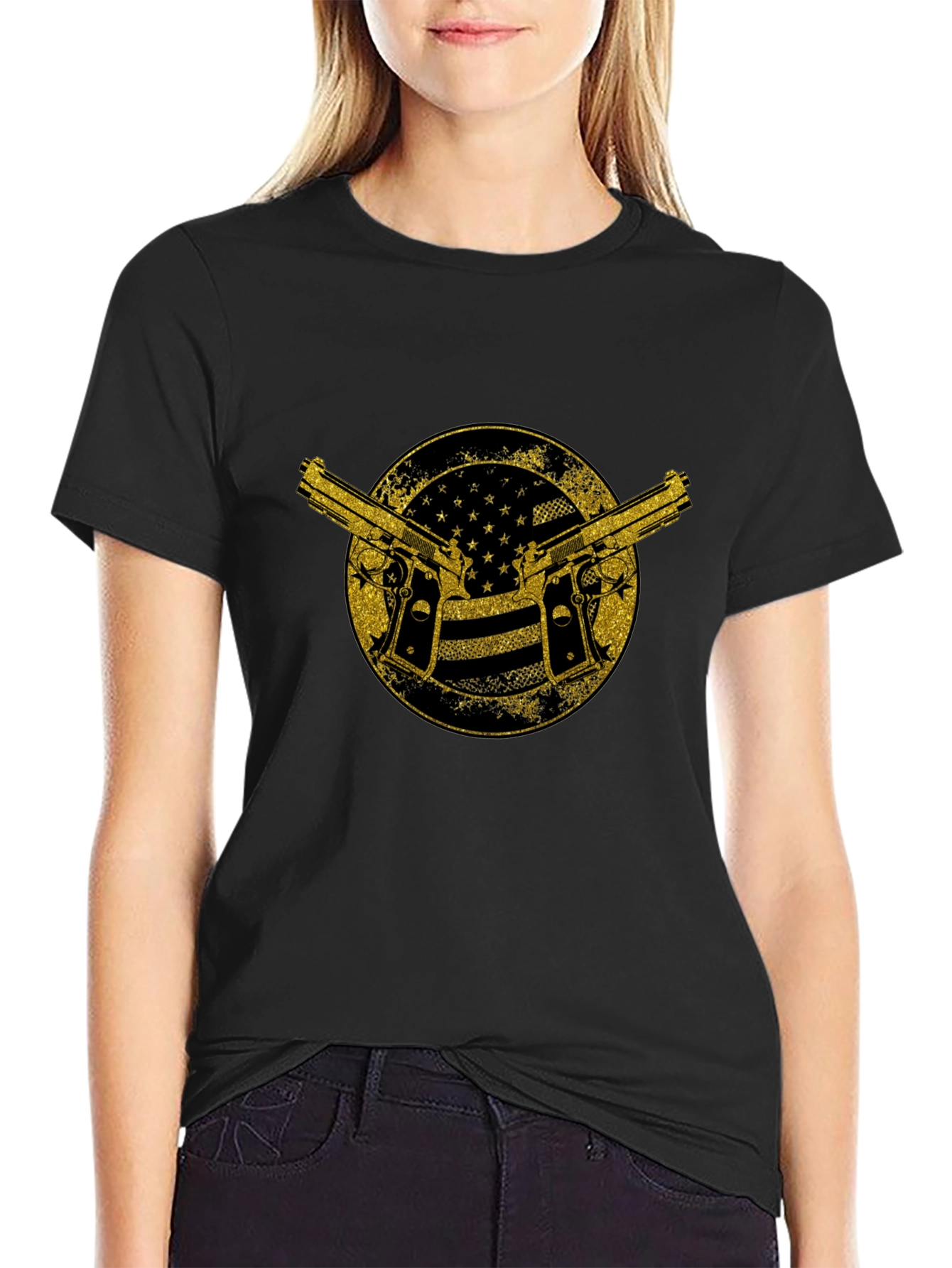Patriotic Pistols Graphic Tee