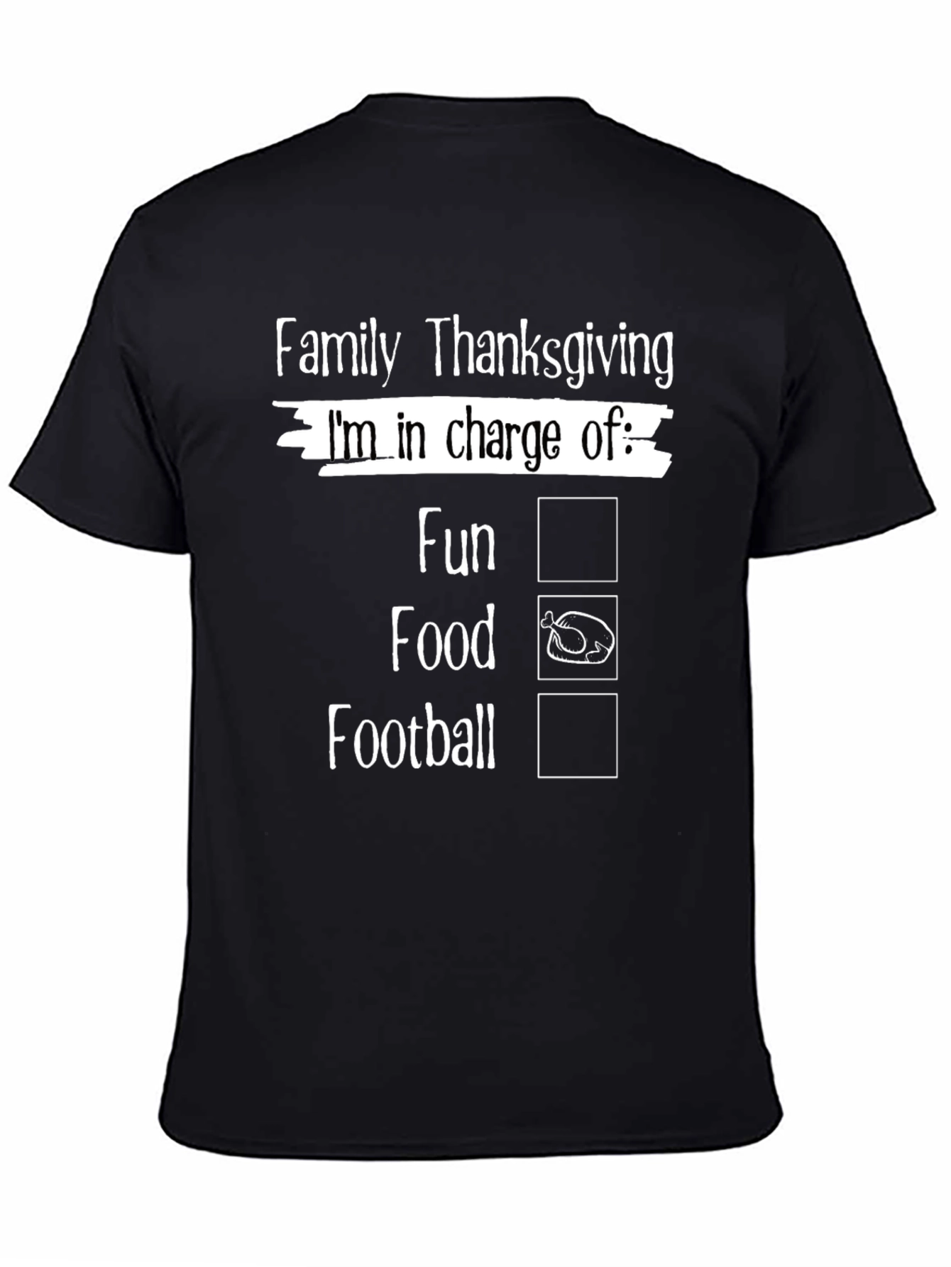 Thanksgiving Im In Charge Of Food T-Shirt