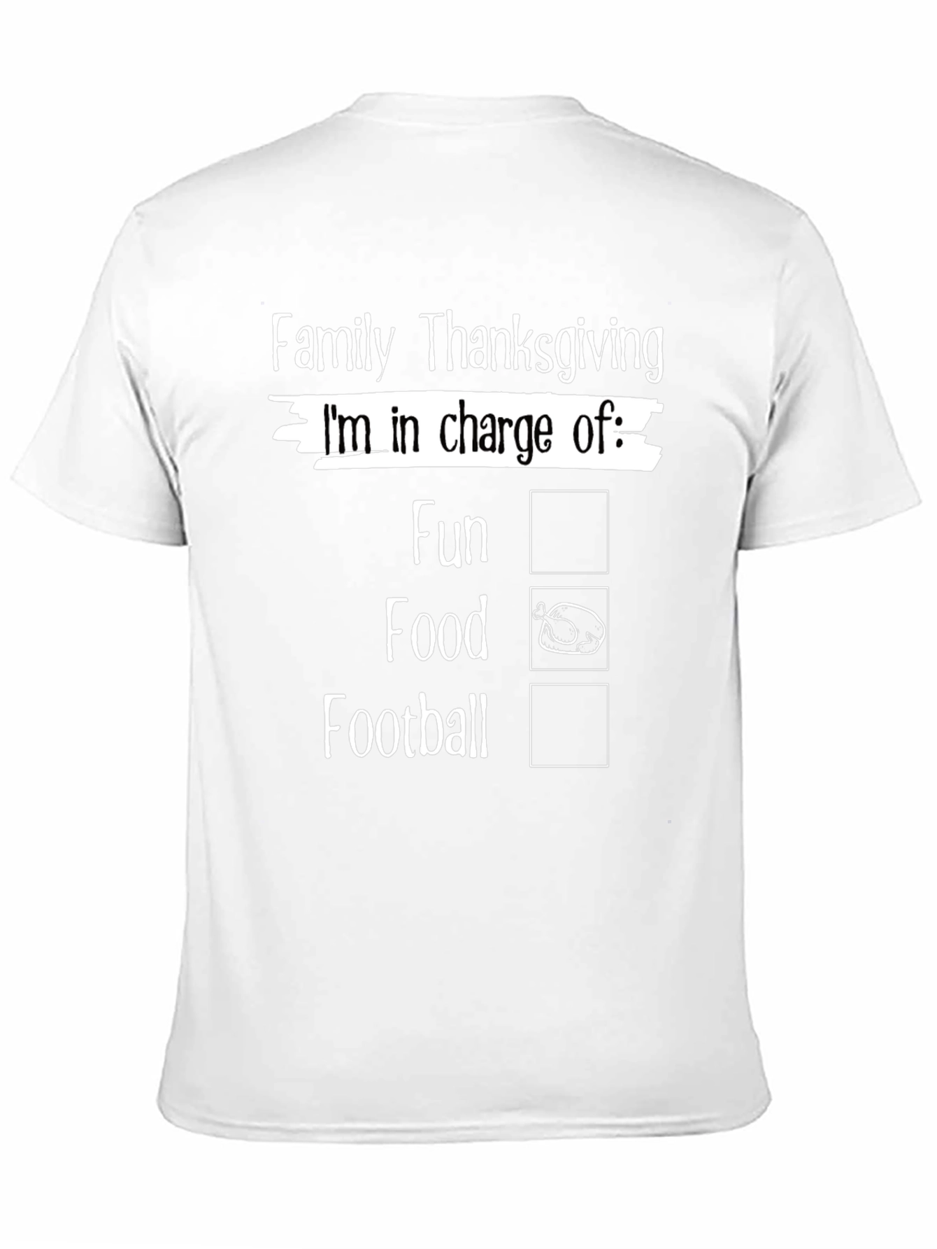 Thanksgiving Im In Charge Of Food T-Shirt