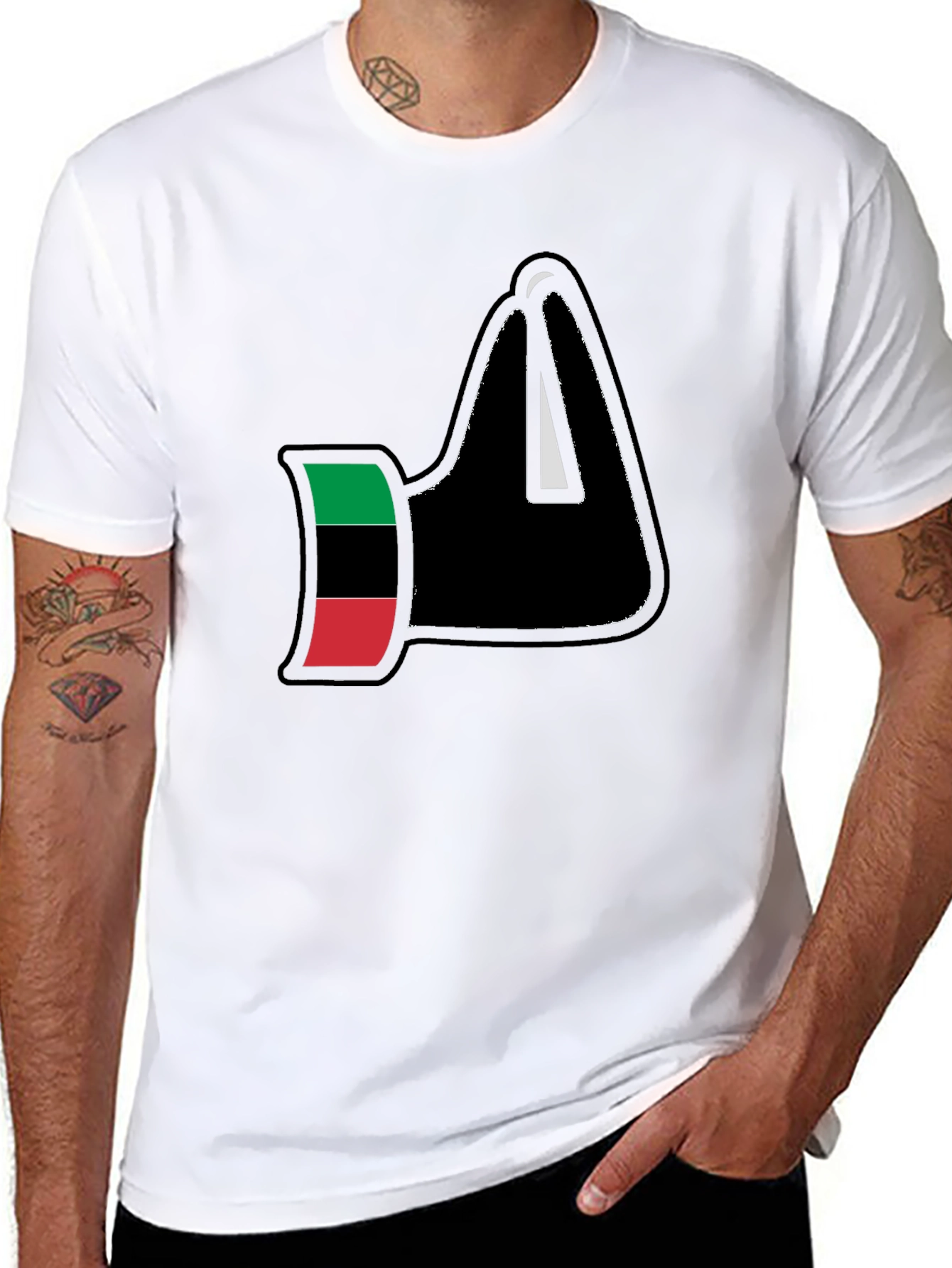 Italian Hand Gesture T-Shirt - Black