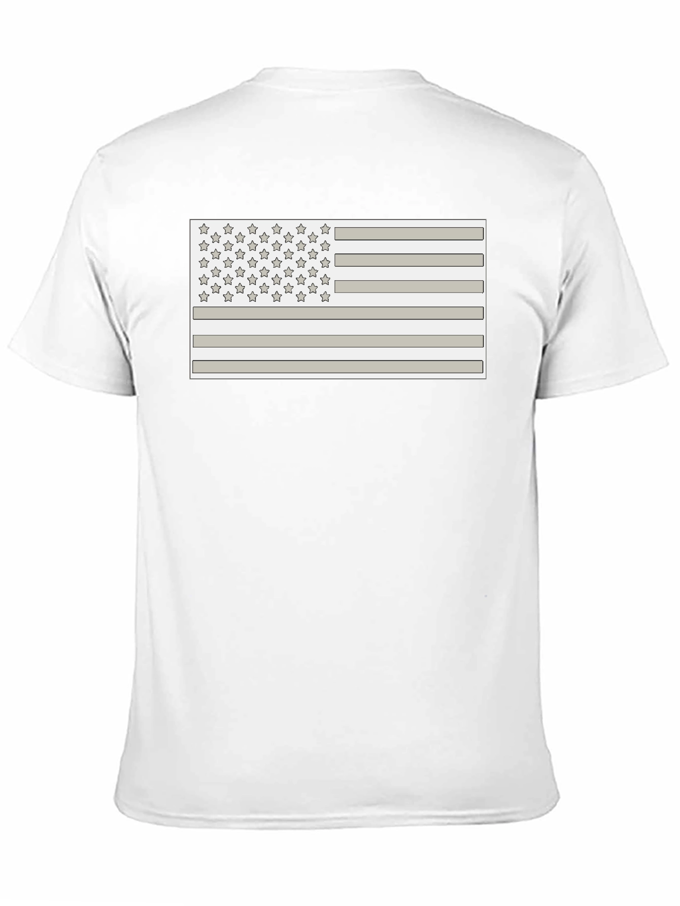 American Flag Graphic Black T-Shirt