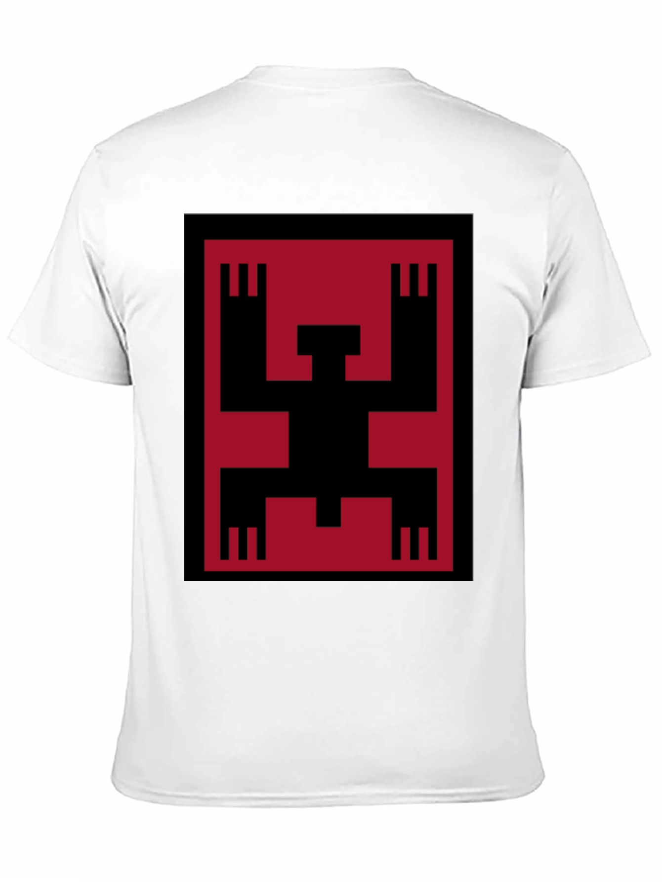 Geometric Figure Graphic Tee - Bold Style