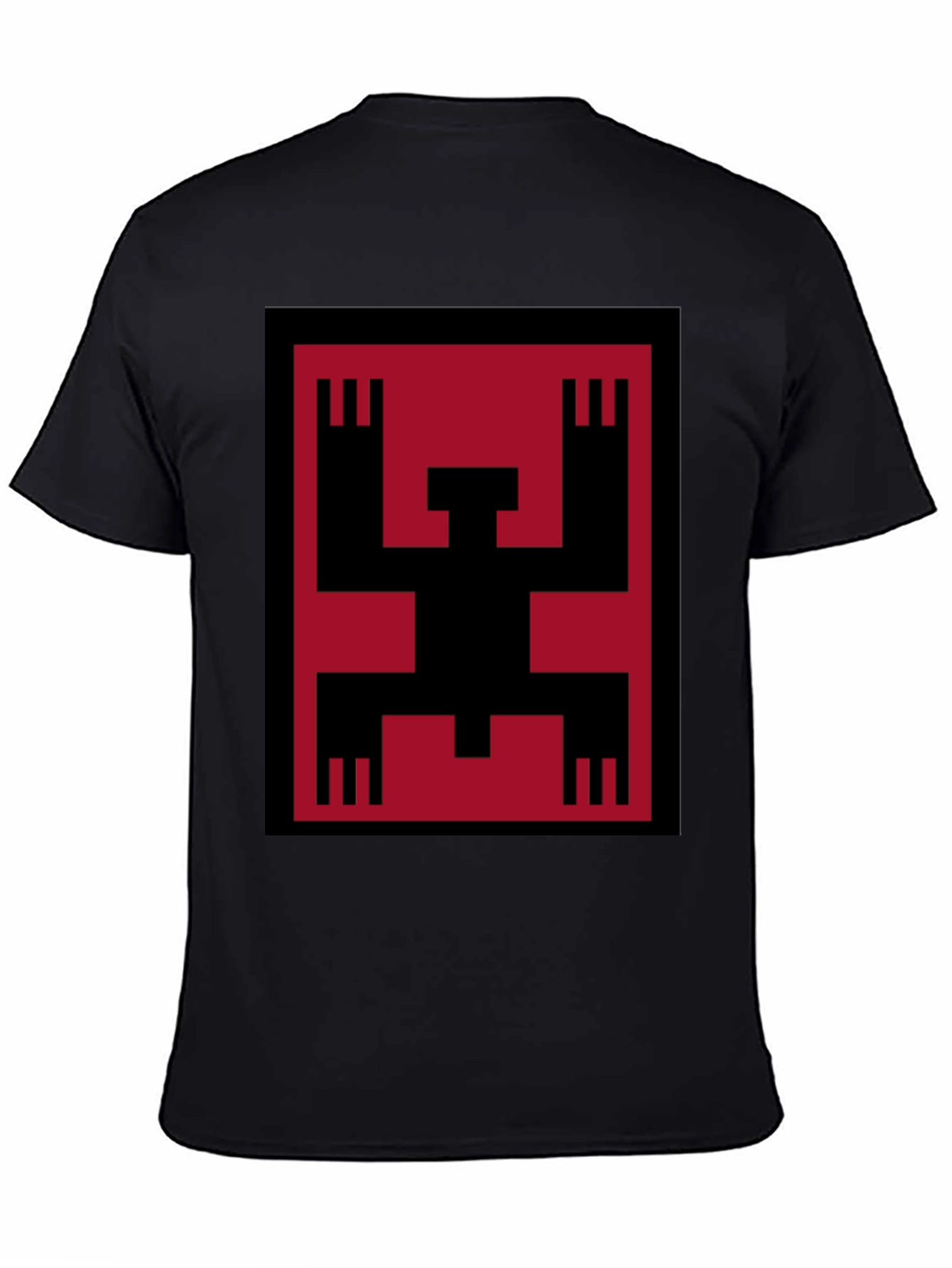 Geometric Figure Graphic Tee - Bold Style